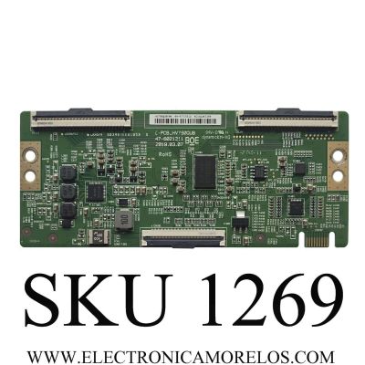 T-CON PARA TV PANASONIC / NUMERO DE PARTE 44-97715510 / 47-6021311 / C-PCB_HV750QUB / HV750QUBF90 / DISPLAY HV750QUB-F90 / MODELO TH-75CQE1W	